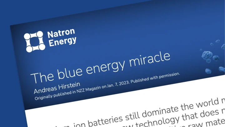 2023 blue energy miracle publication